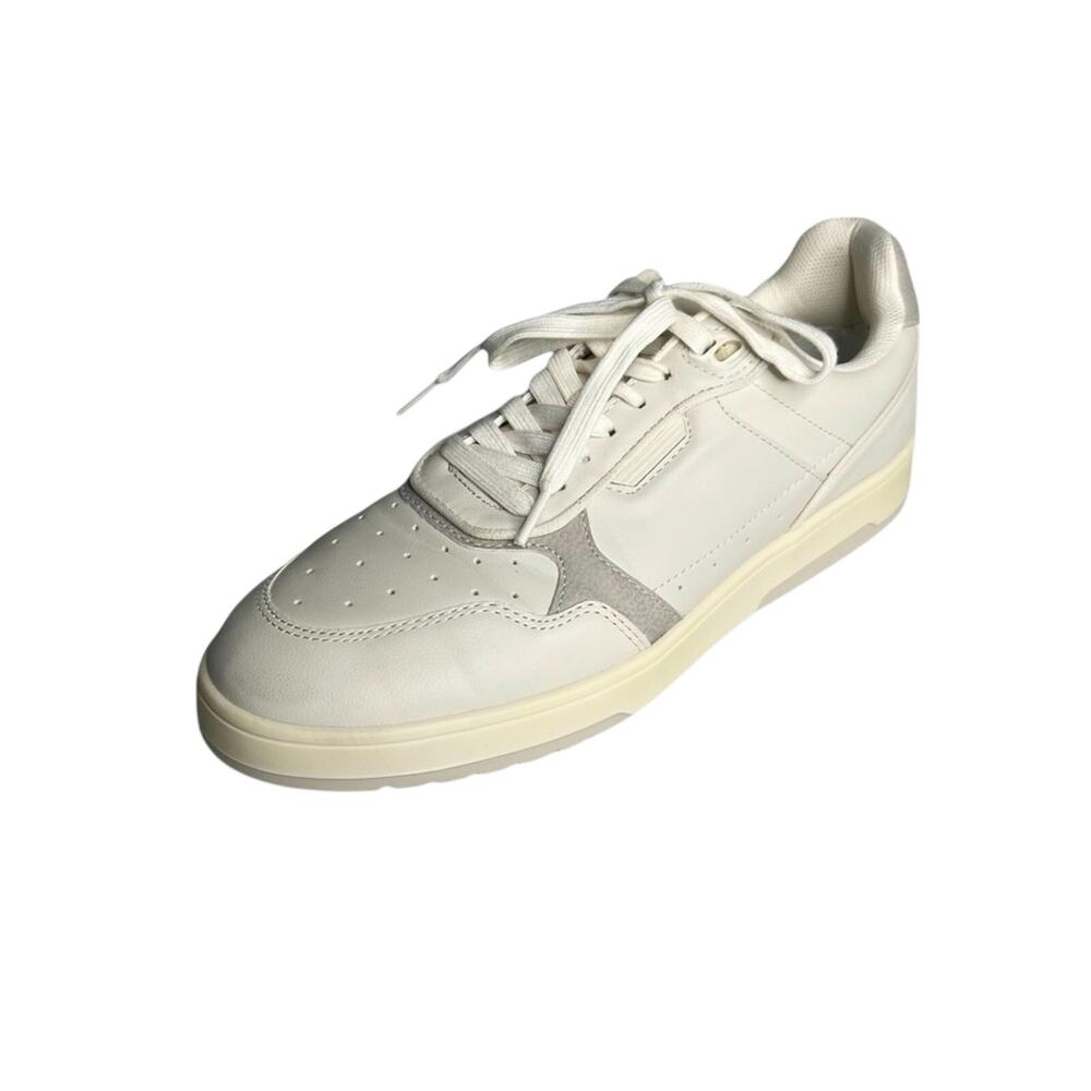 Zara Mens Retro Bone Sneaker Size EU 44 US 11 Low-Top Casual Streetwear